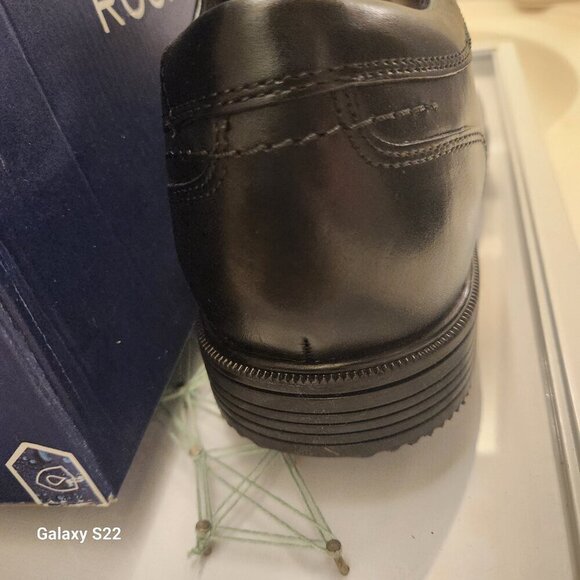 Rockport Men's "Taylor Cap Toe" Black Oxfords. NIB. Size 10 XW - Picture 4 of 14